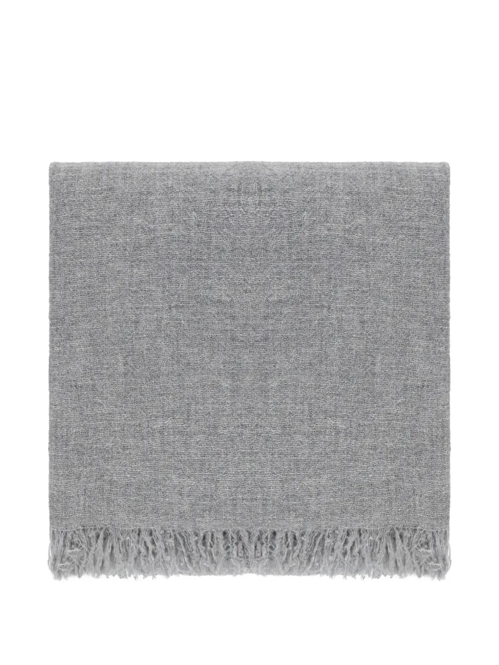 Antonelli fringed scarf - Grigio