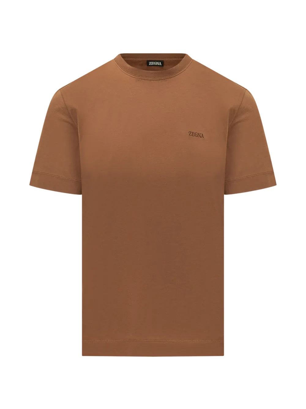 Zegna crewneck T-shirt - Marrone
