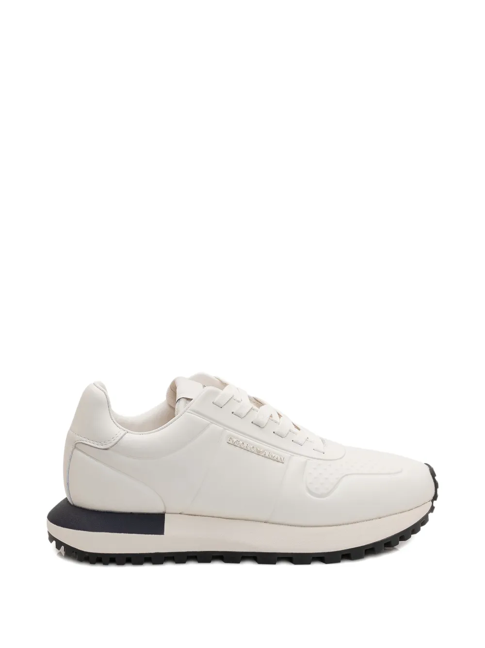 Emporio Armani lace-up fastening sneakers Wit