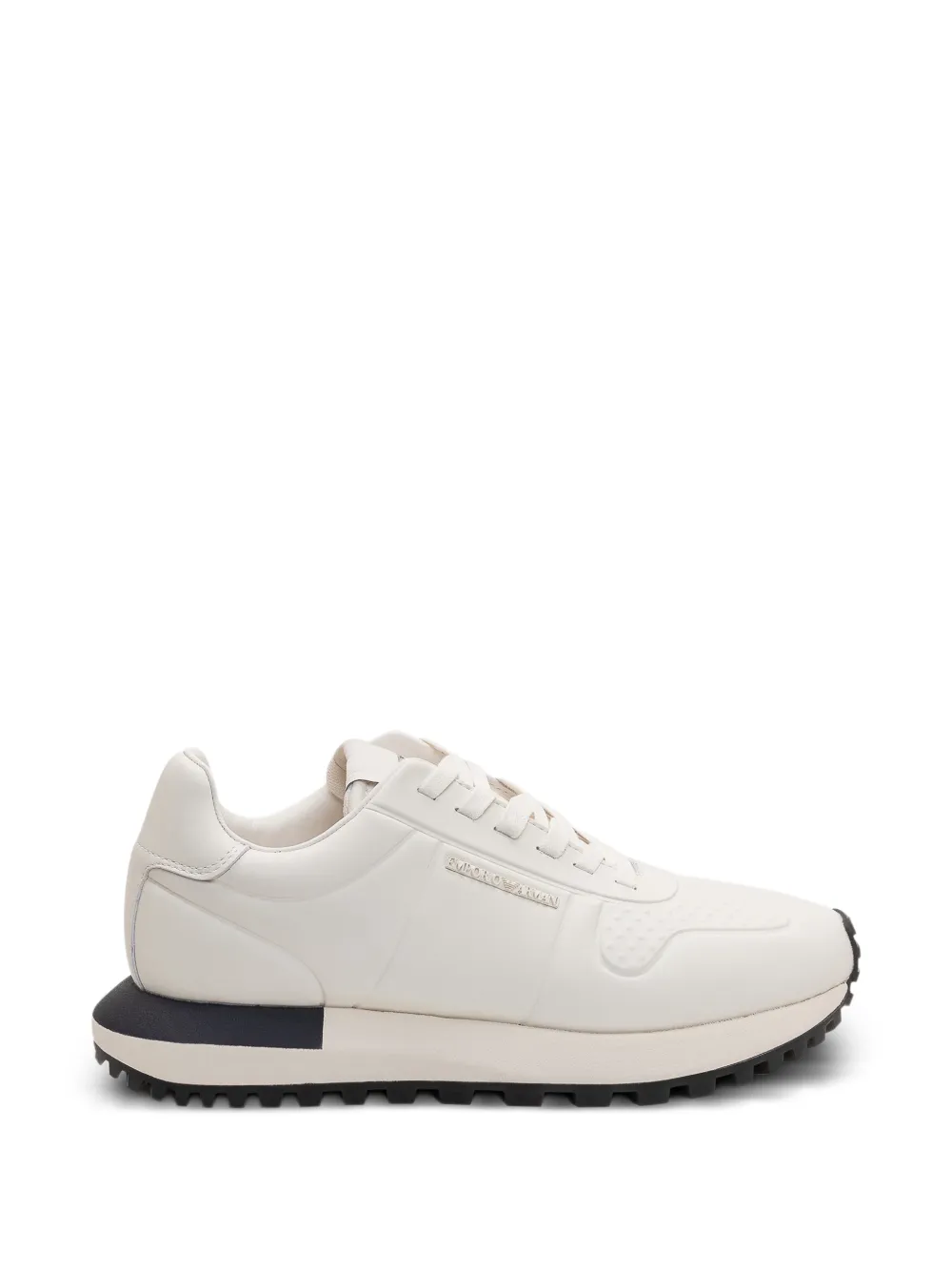 Emporio Armani lace-up fastening sneakers - Bianco
