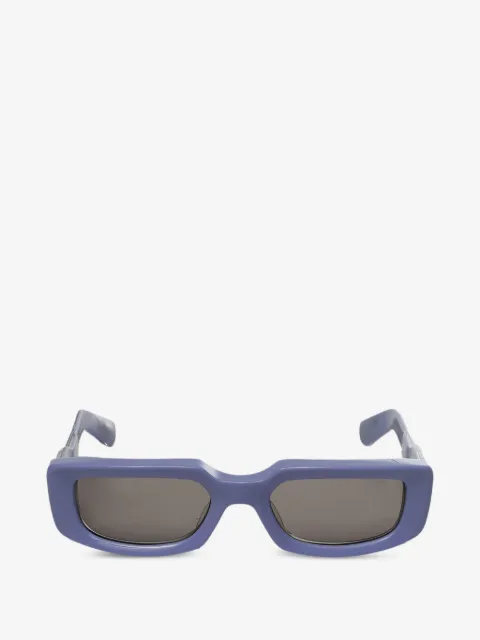 Chrome Hearts lentes de sol con armazón rectangular