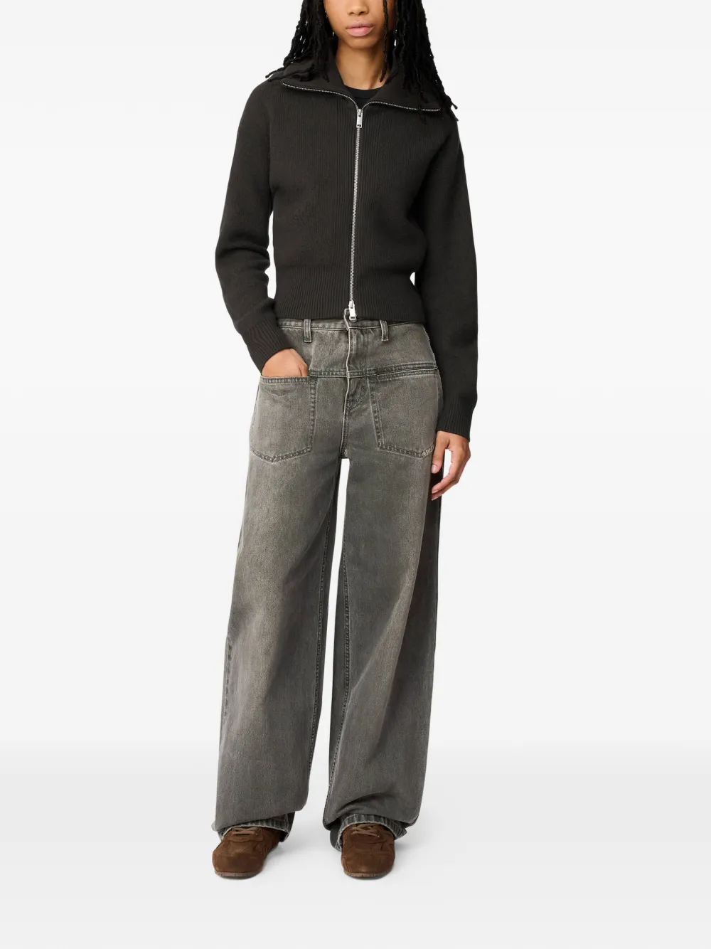  Axel Arigato Verve Zip-up Cardigan - Grey 