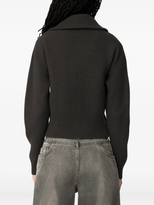 arigatou0322  Axel Arigato Verve zip-up Cardigan | Grey | FARFETCH