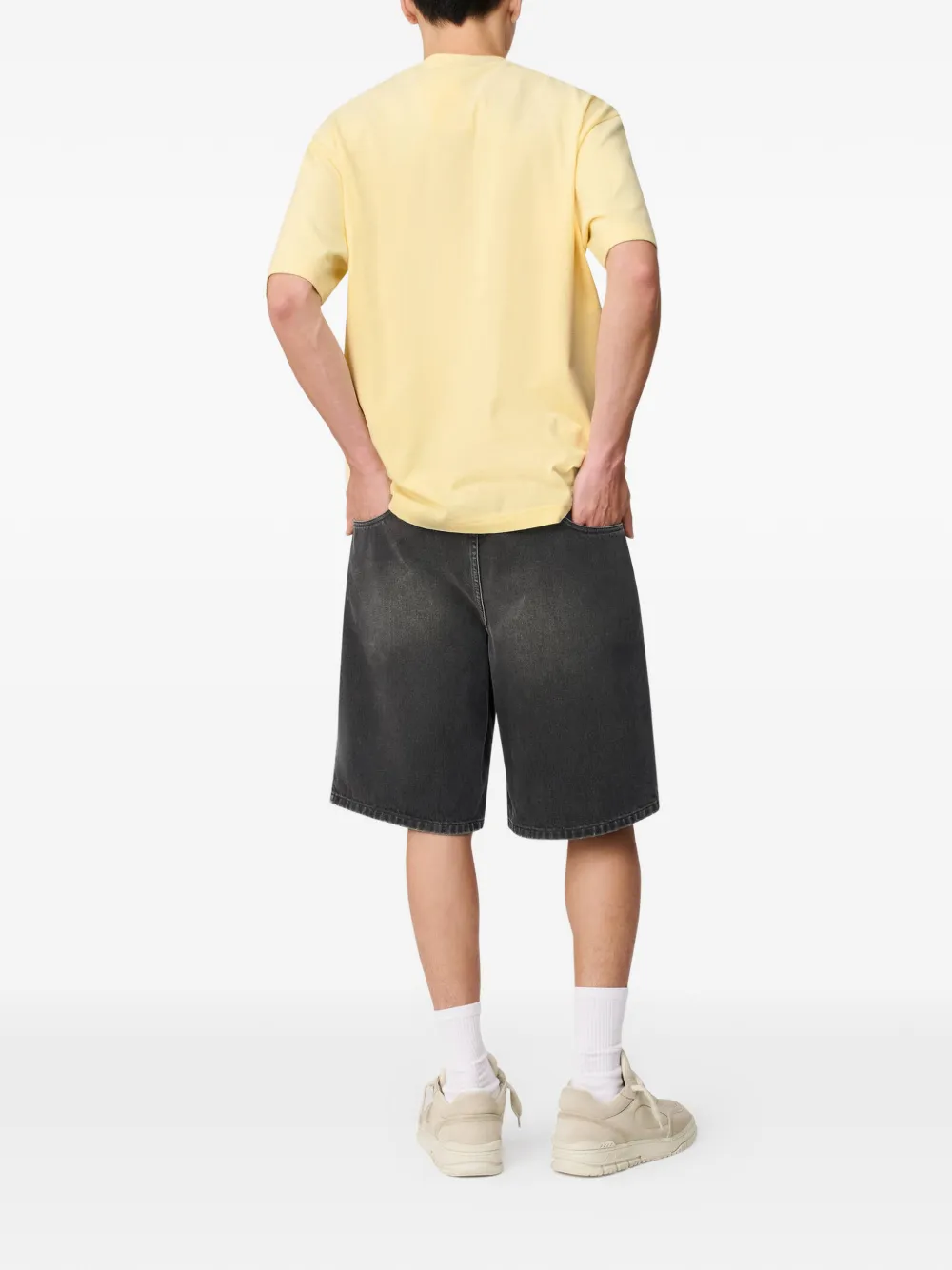 Axel Arigato Invert denim shorts Grijs