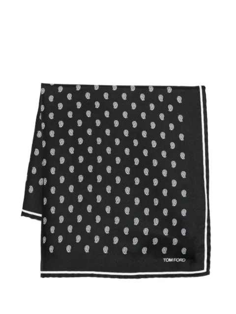 TOM FORD patterned pocket square