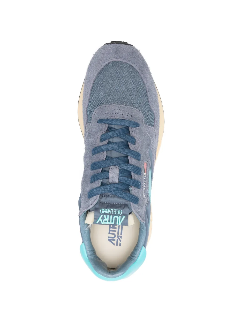 Autry Sneakers met leren vlakken Blauw