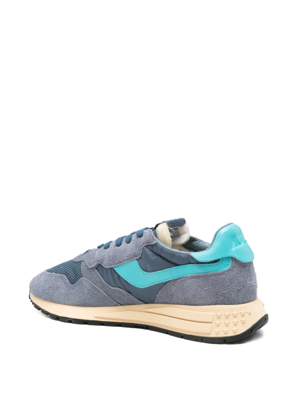 Autry Sneakers met leren vlakken Blauw