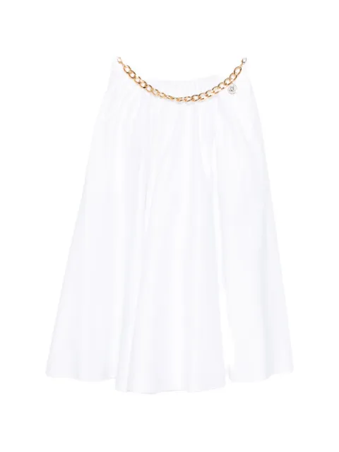 Elisabetta Franchi chain-detail midi skirt