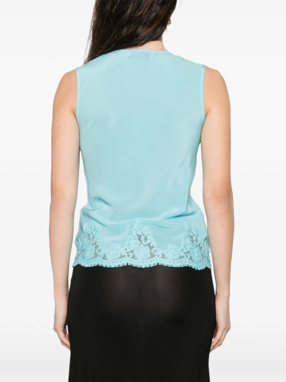 Lace-Detail V-Neck Top