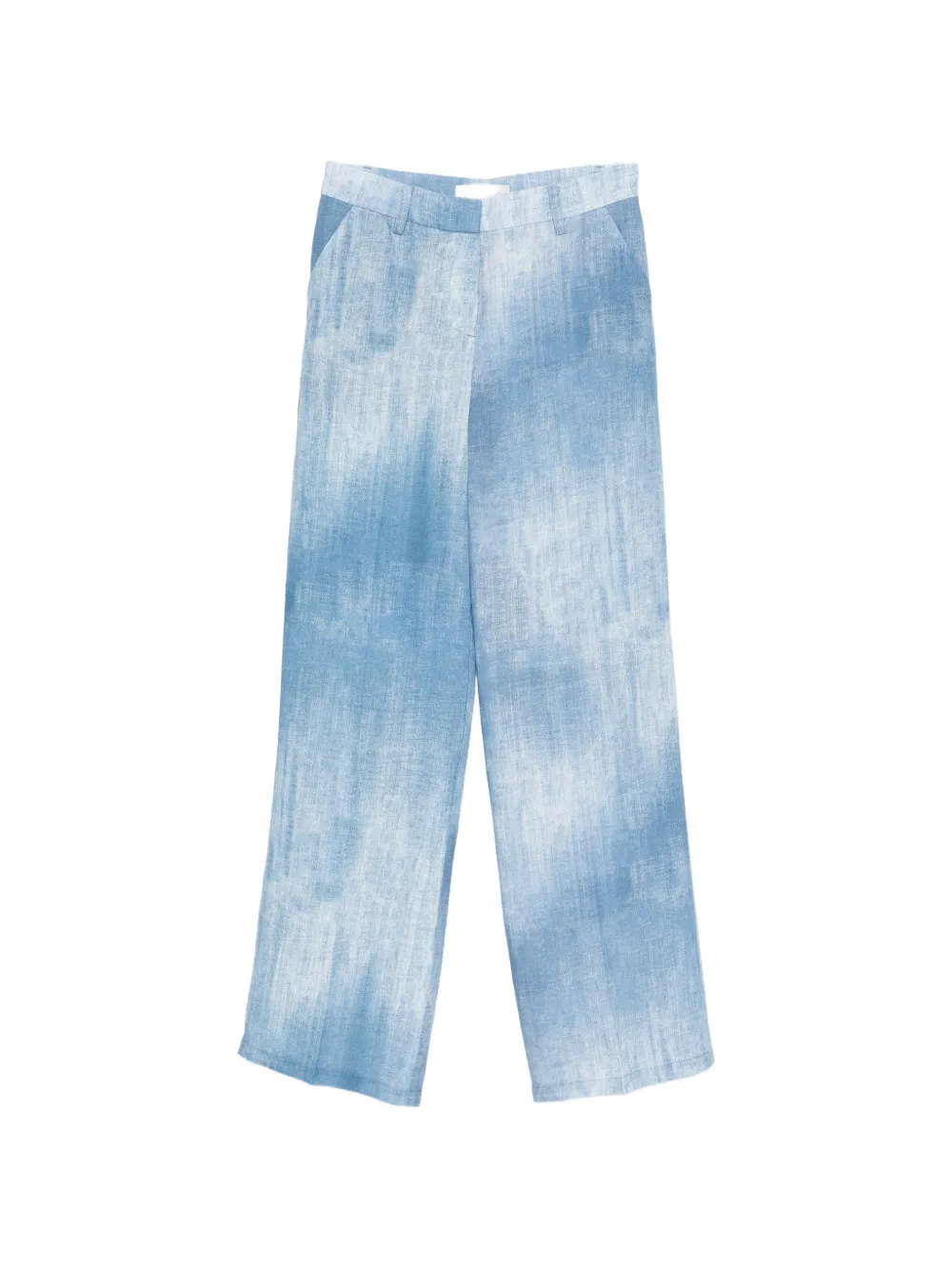 ERMANNO FIRENZE tie-dye trousers - Blu