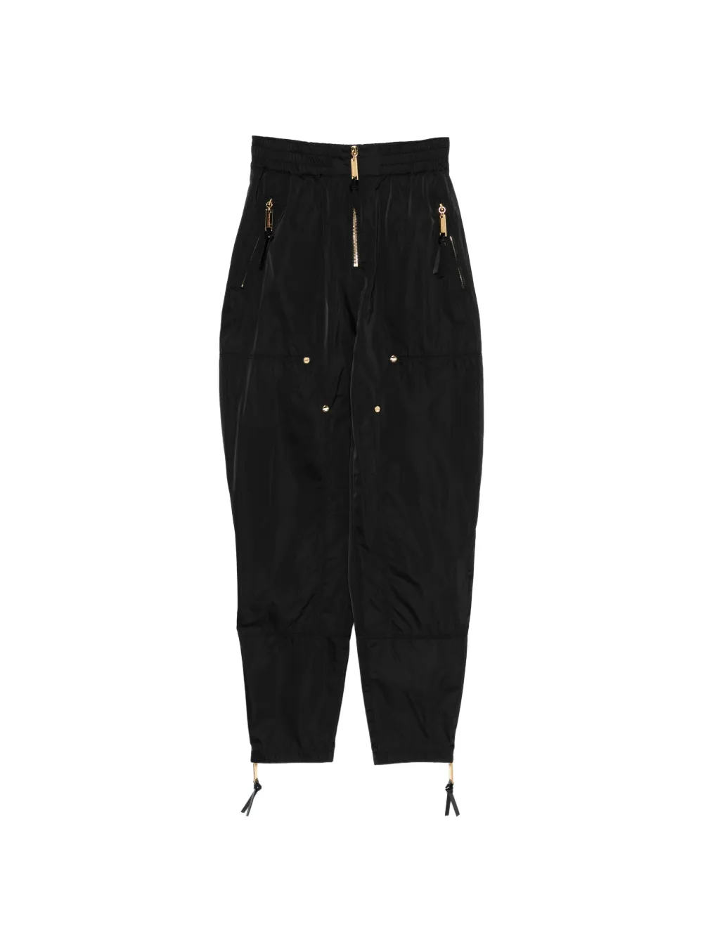 Elisabetta Franchi zip-pocket trousers - Schwarz