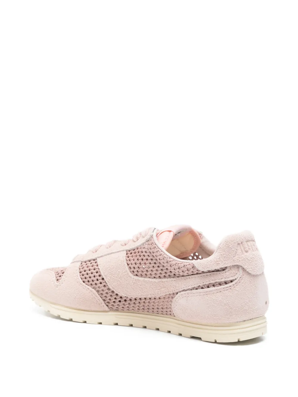 Autry Leren sneakers met mesh Roze
