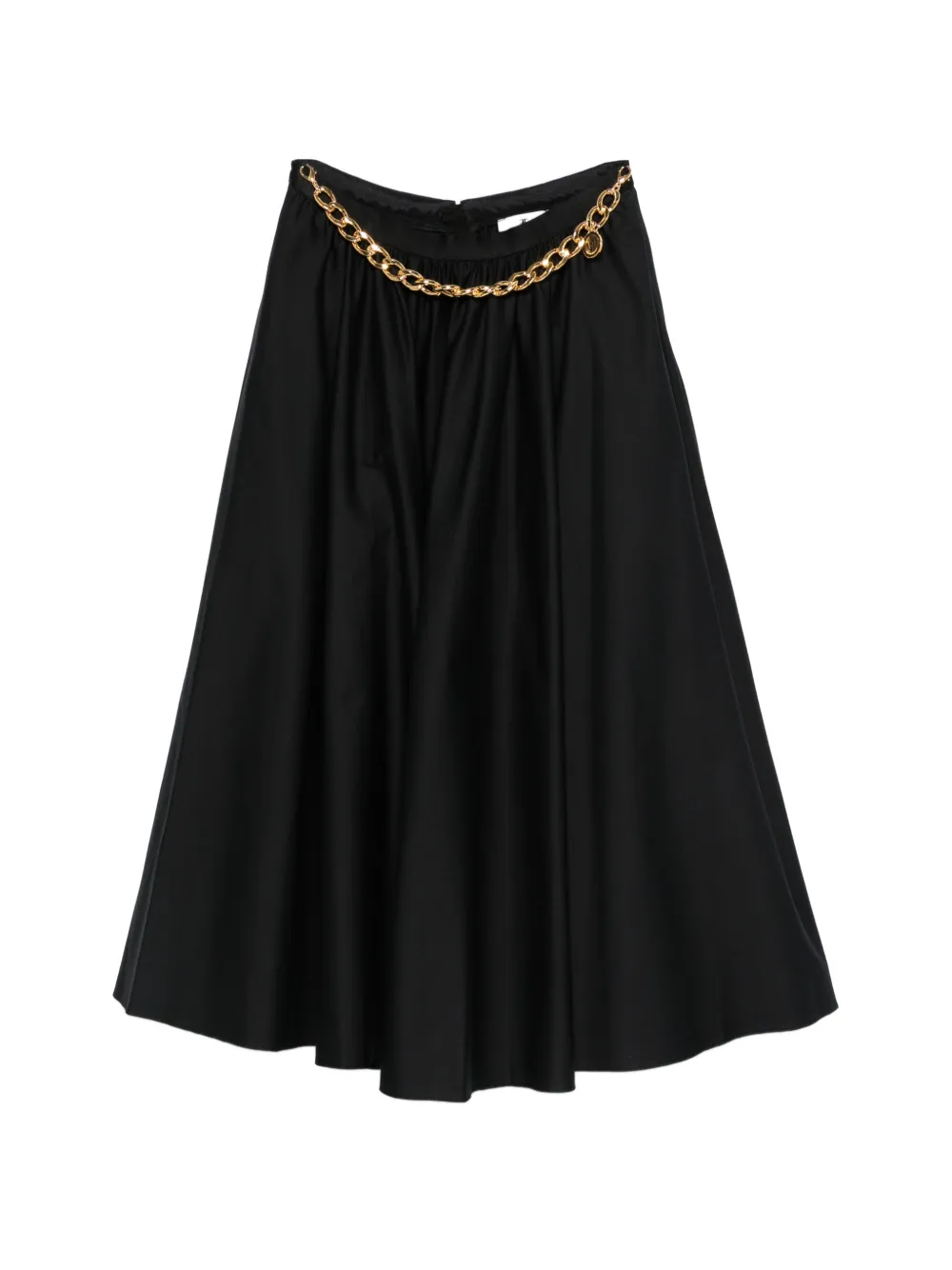 Elisabetta Franchi chain-embellishment midi skirt - Nero