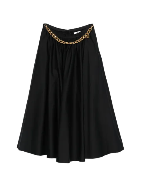 Elisabetta Franchi chain-embellishment midi skirt