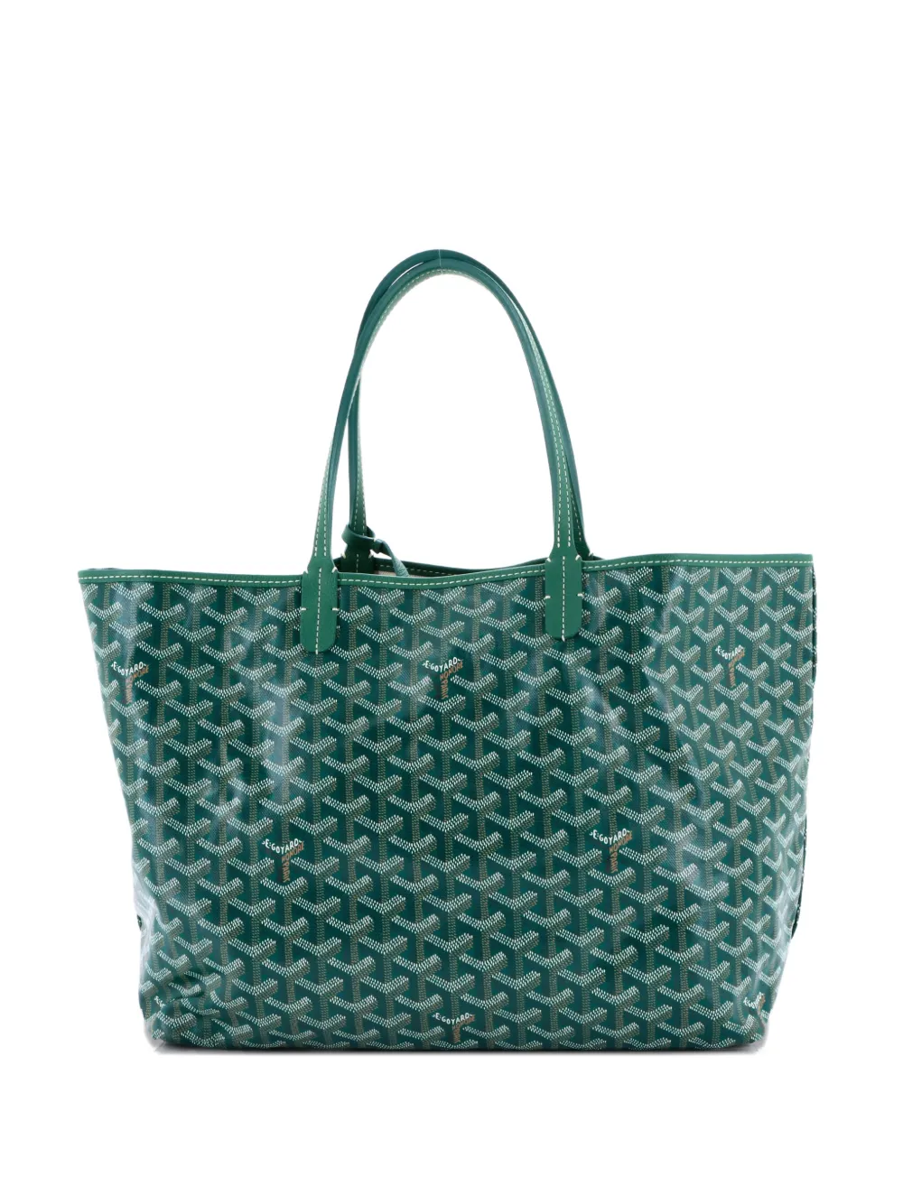 Goyard Pre-Owned Borsa tote Saint Louis PM in tela cerata - Verde