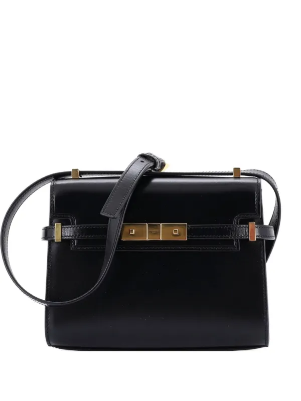 Saint Laurent Pre-Owned マンハッタン レザー スモール ショルダー 