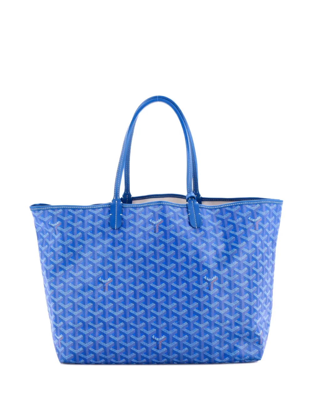 Goyard Pre-Owned Borsa tote Saint Louis PM in tela cerata - Blu