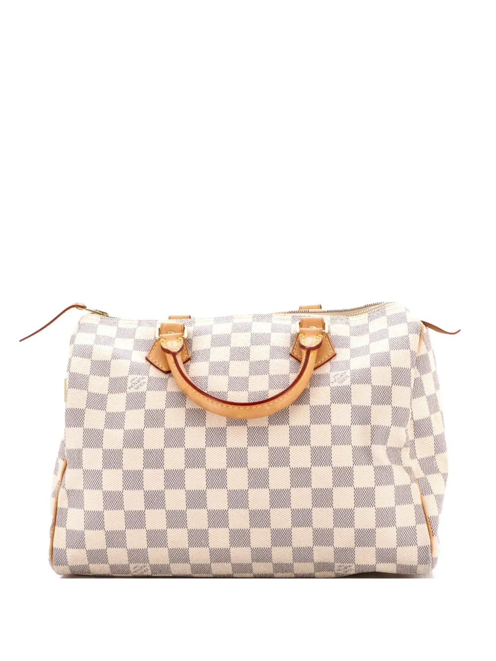 Louis Vuitton Pre-Owned Borsa a mano Speedy Damier 30 con tracolla - Bianco