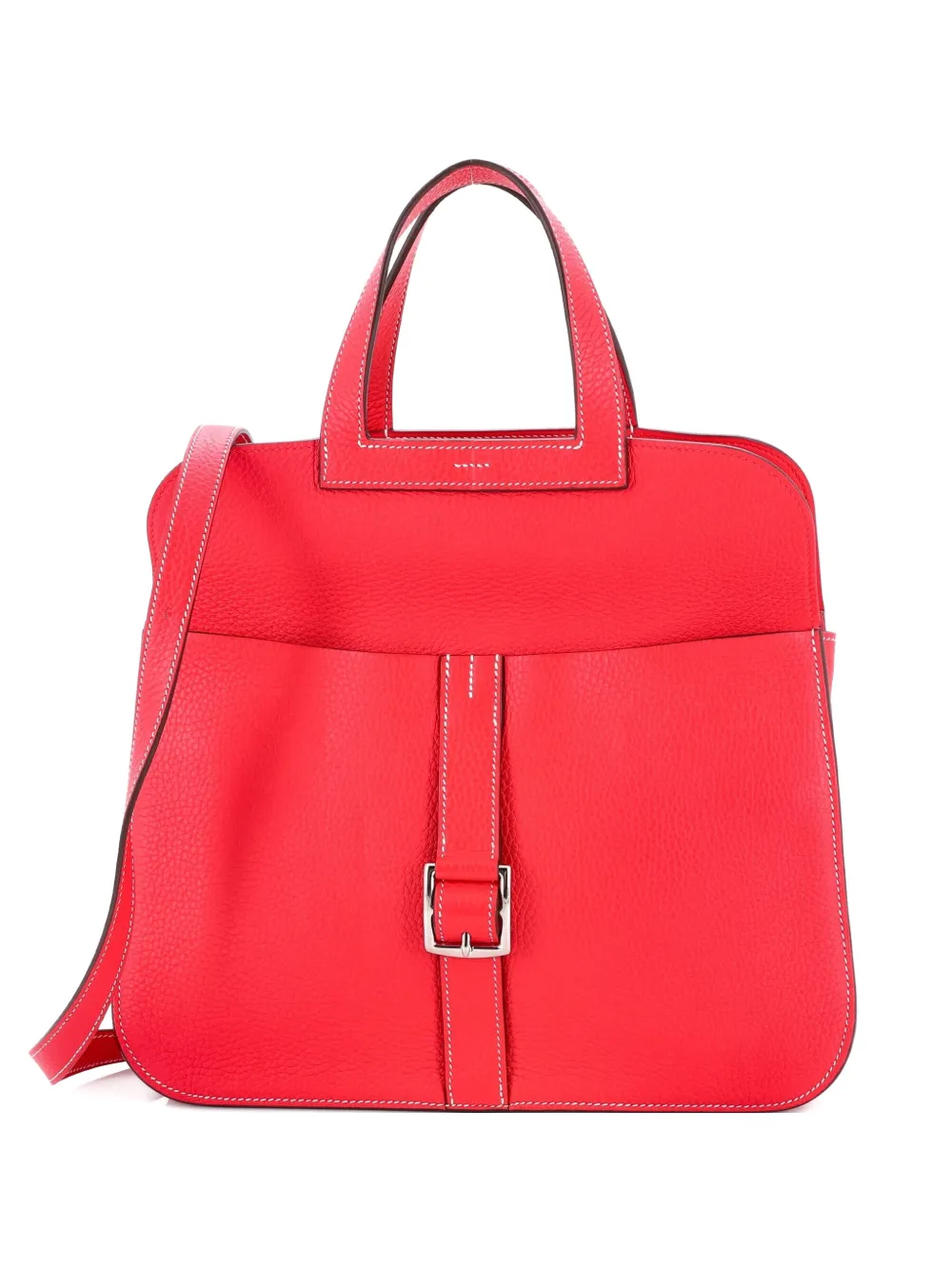 Hermès Pre-Owned Borsa a spalla Halzan 31 in pelle Clemence - Rosa