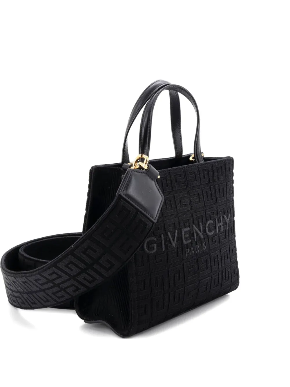 Givenchy Pre-Owned Borsa tote G-4G mini jacquard - Nero