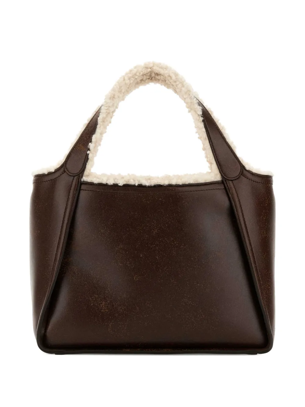 Stella McCartney small logo-detail tote bag - Bruin