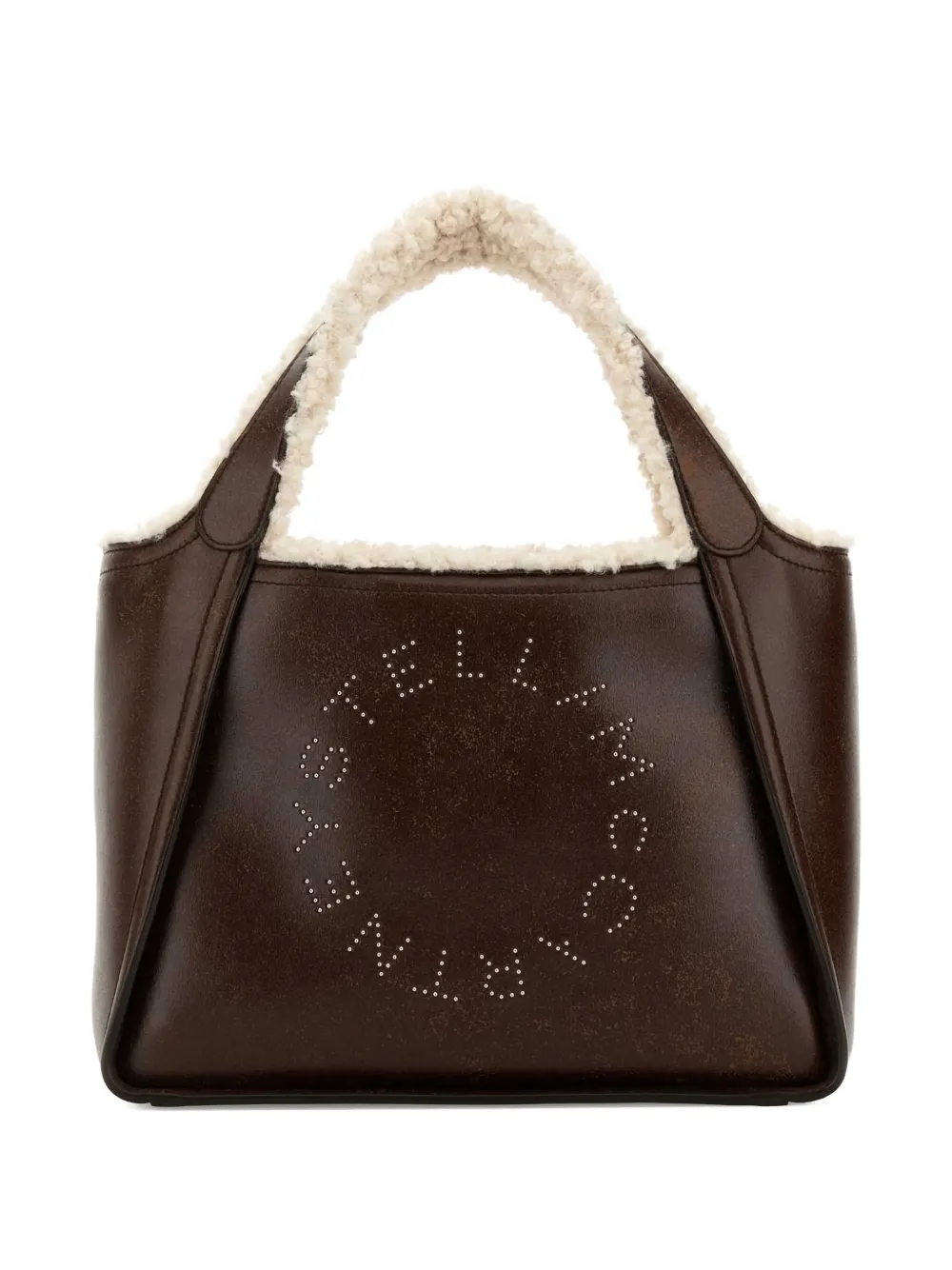  Stella Mccartney Small Logo-detail Tote Bag - Brown 