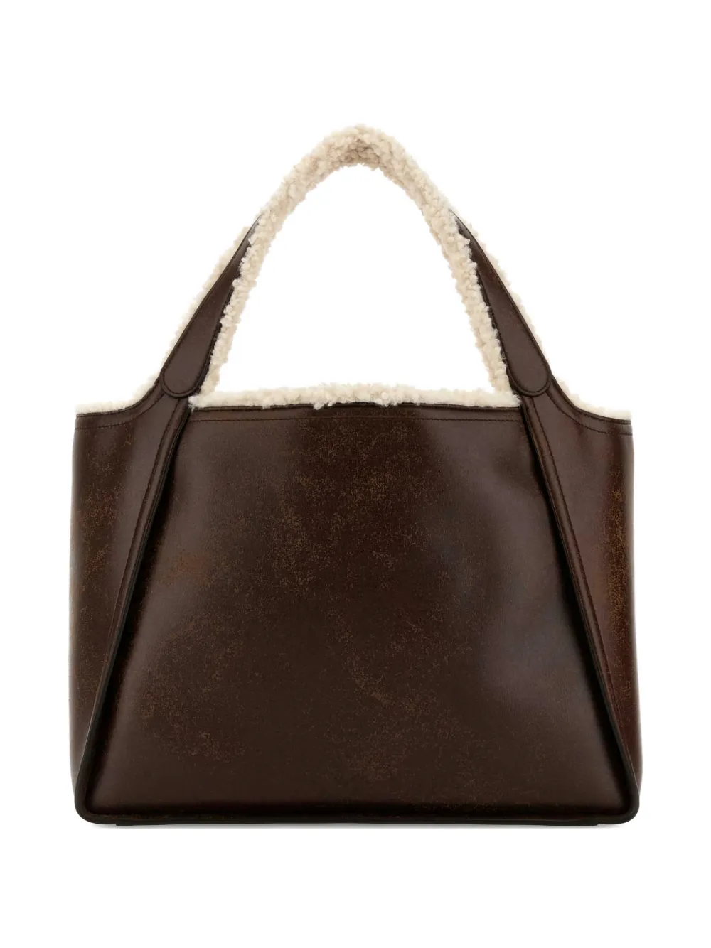 Stella McCartney Shopper met logo Bruin