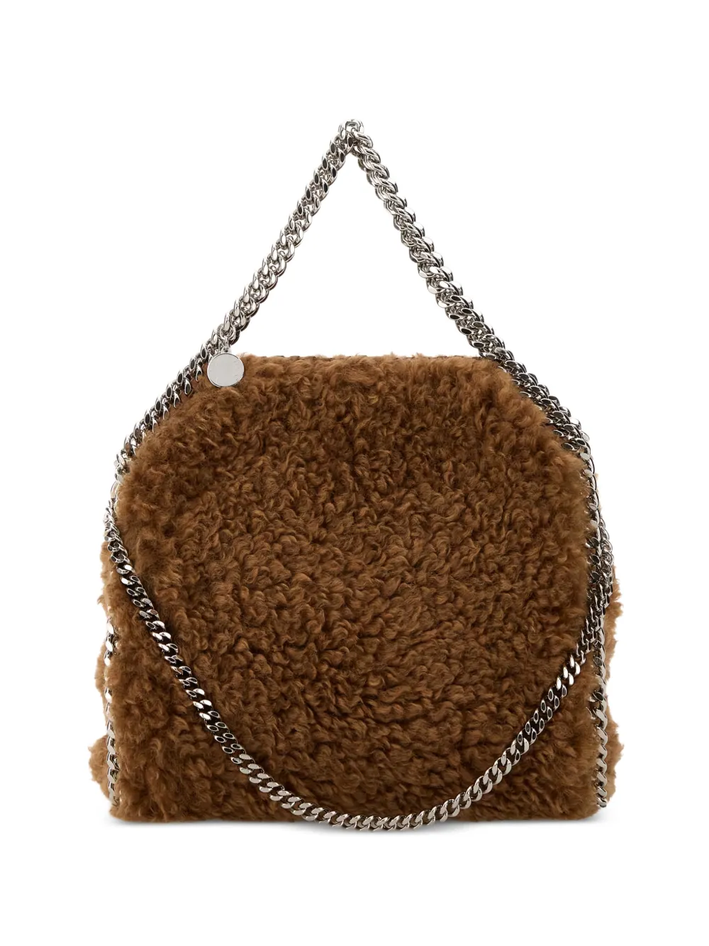 Stella McCartney mini Falabella chain-strap tote bag - Marrone