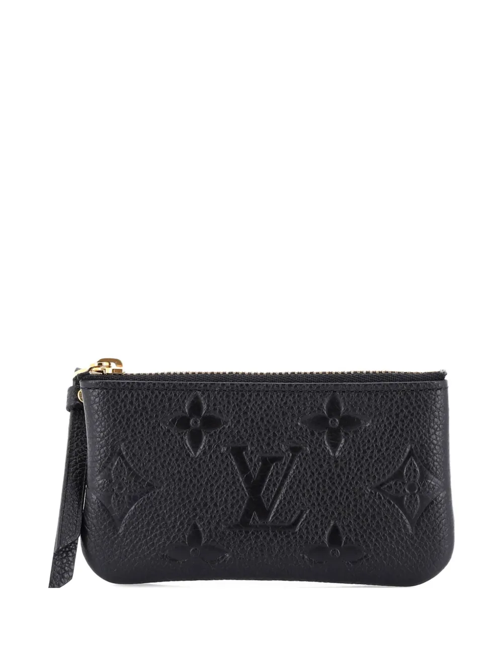 Louis Vuitton Pre-Owned Zip Key Monogram Empreinte Leather pouch - Nero
