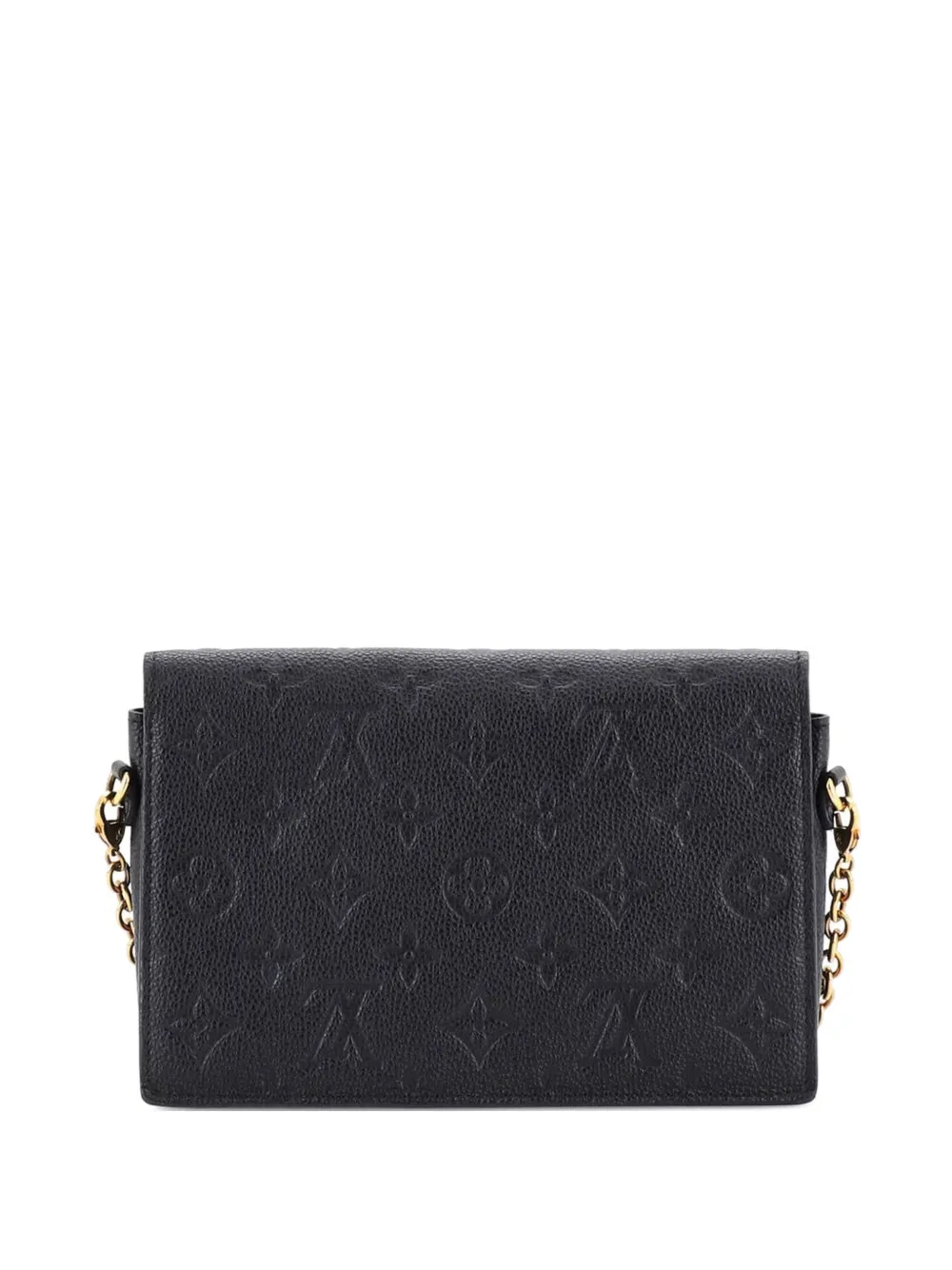  Louis Vuitton Pre-owned Bandolera Vavin Chain Wallet Nm De Piel Empreinte Con Motivo Monogram - Negro 