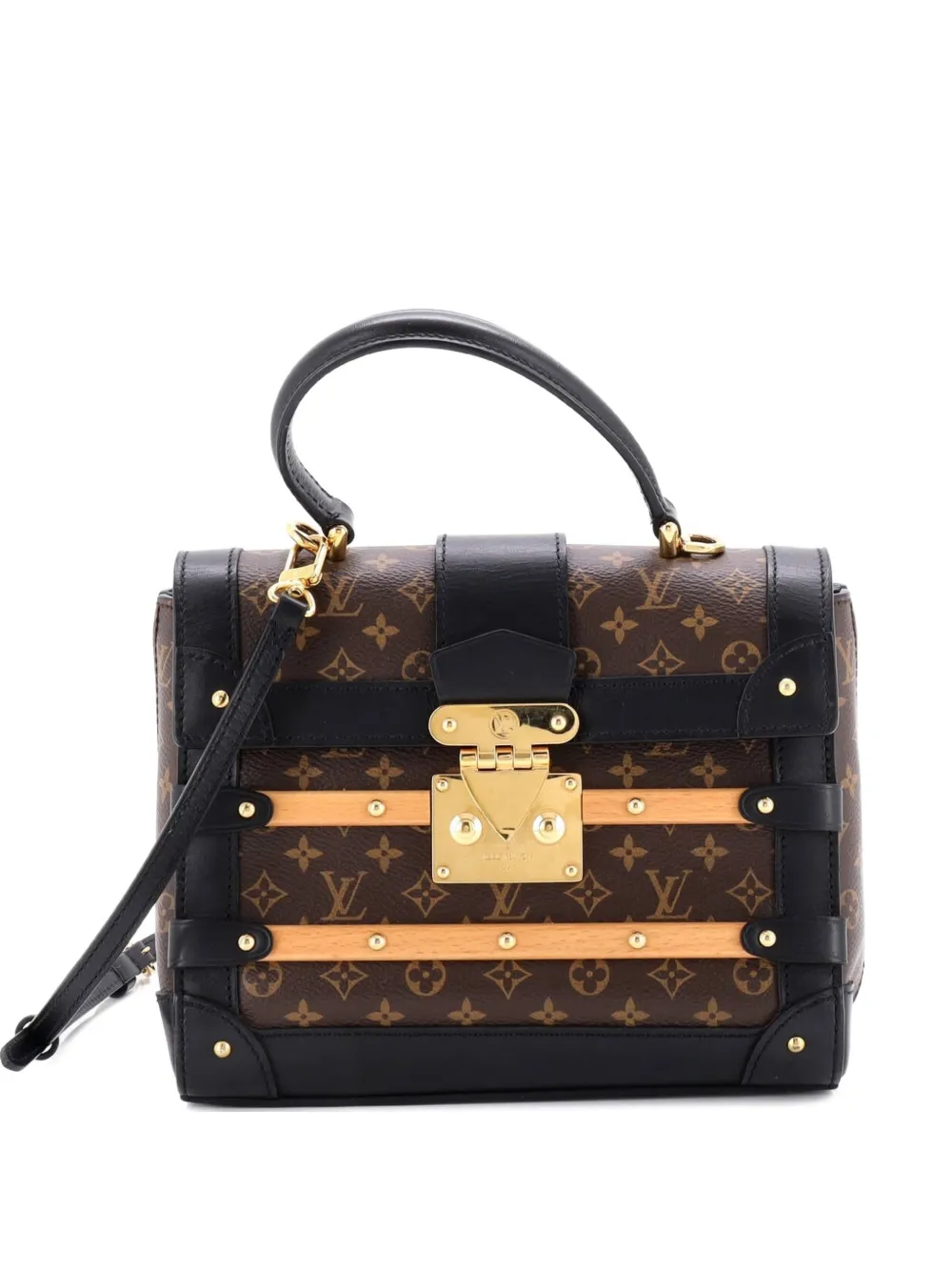 Louis Vuitton Pre-Owned Trianon Handbag Monogram Canvas PM satchel - Marrone