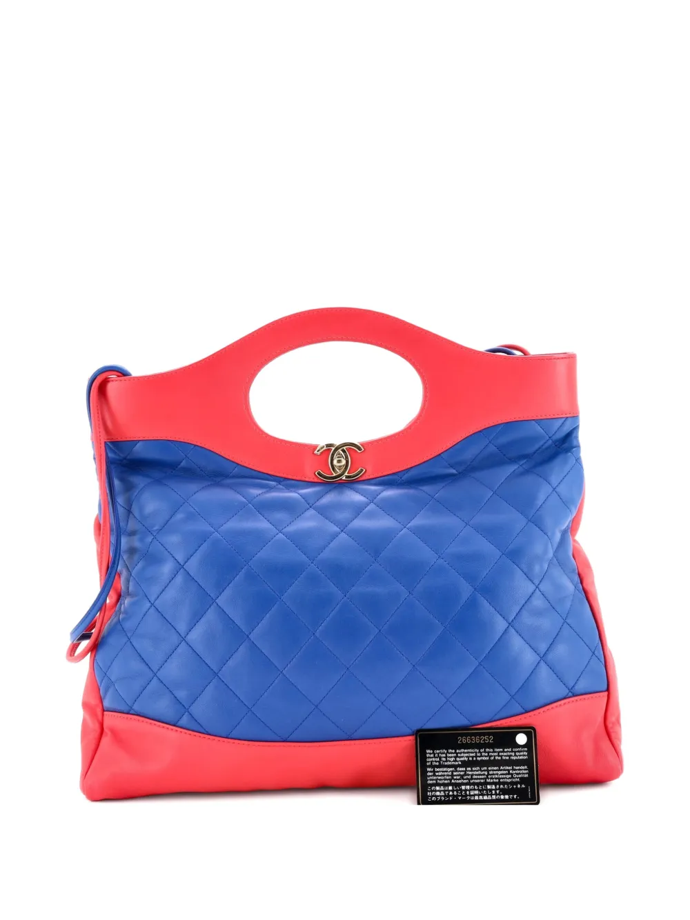 31 Shopping Bag Quilted Lambskin Large Tote Bag