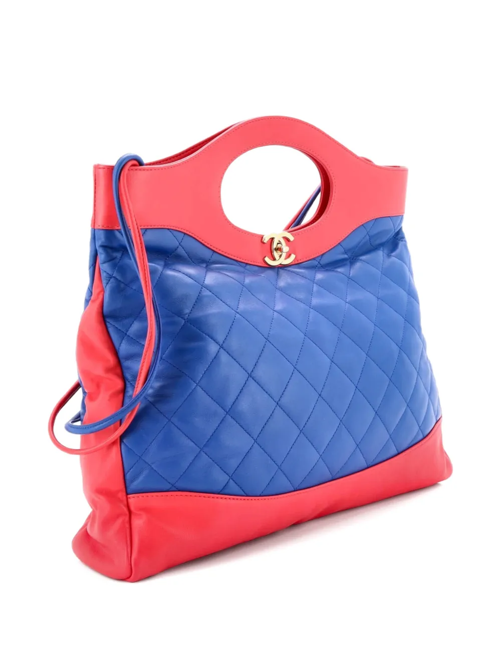 31 Shopping Bag Quilted Lambskin Large Tote Bag