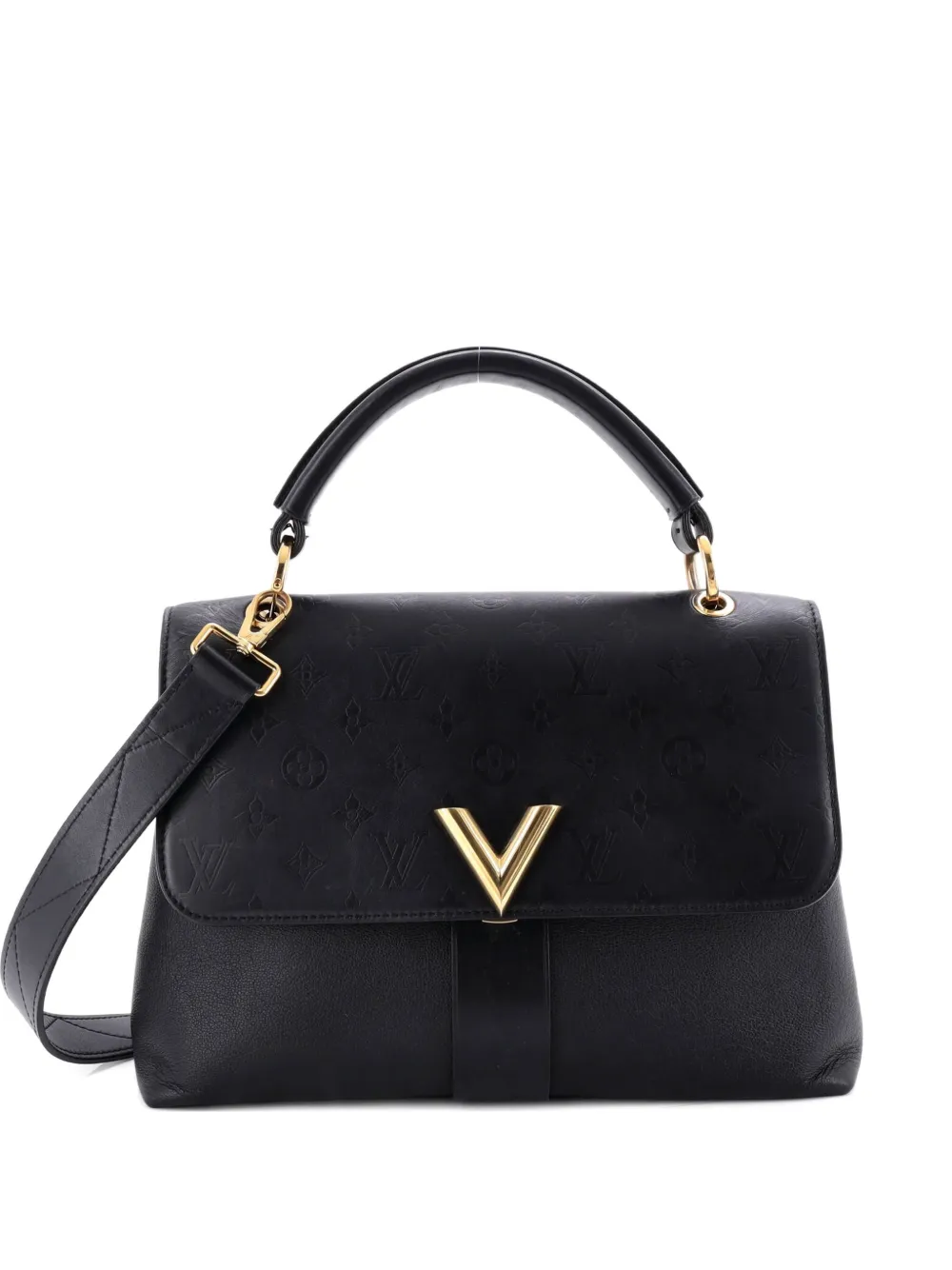 Louis Vuitton Pre-Owned Very One Handle Bag Monogram Leather satchel - Nero