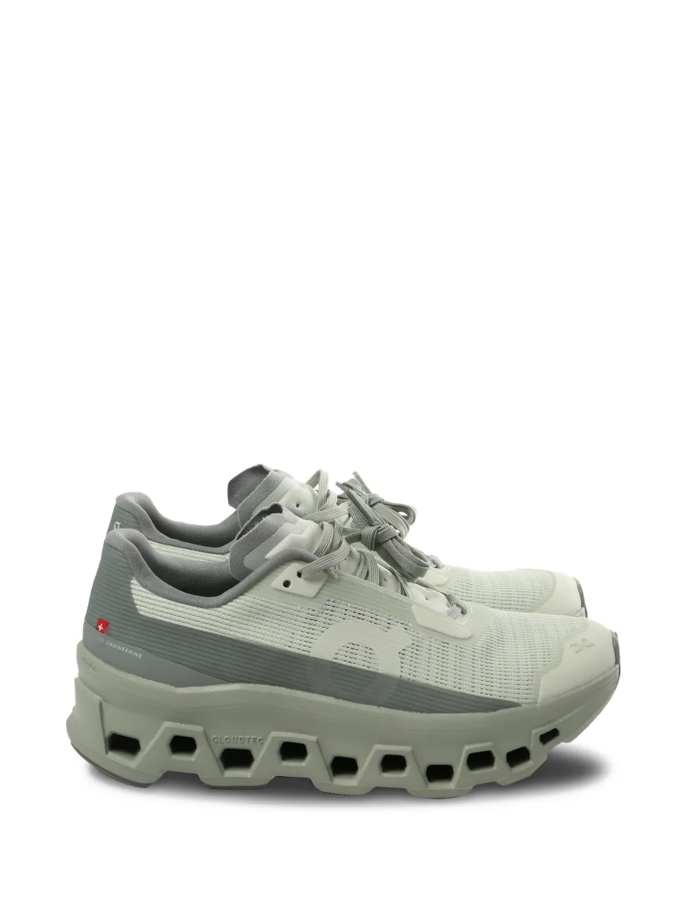 On Running Cloudmonster Void geperforeerde sneakers Grijs