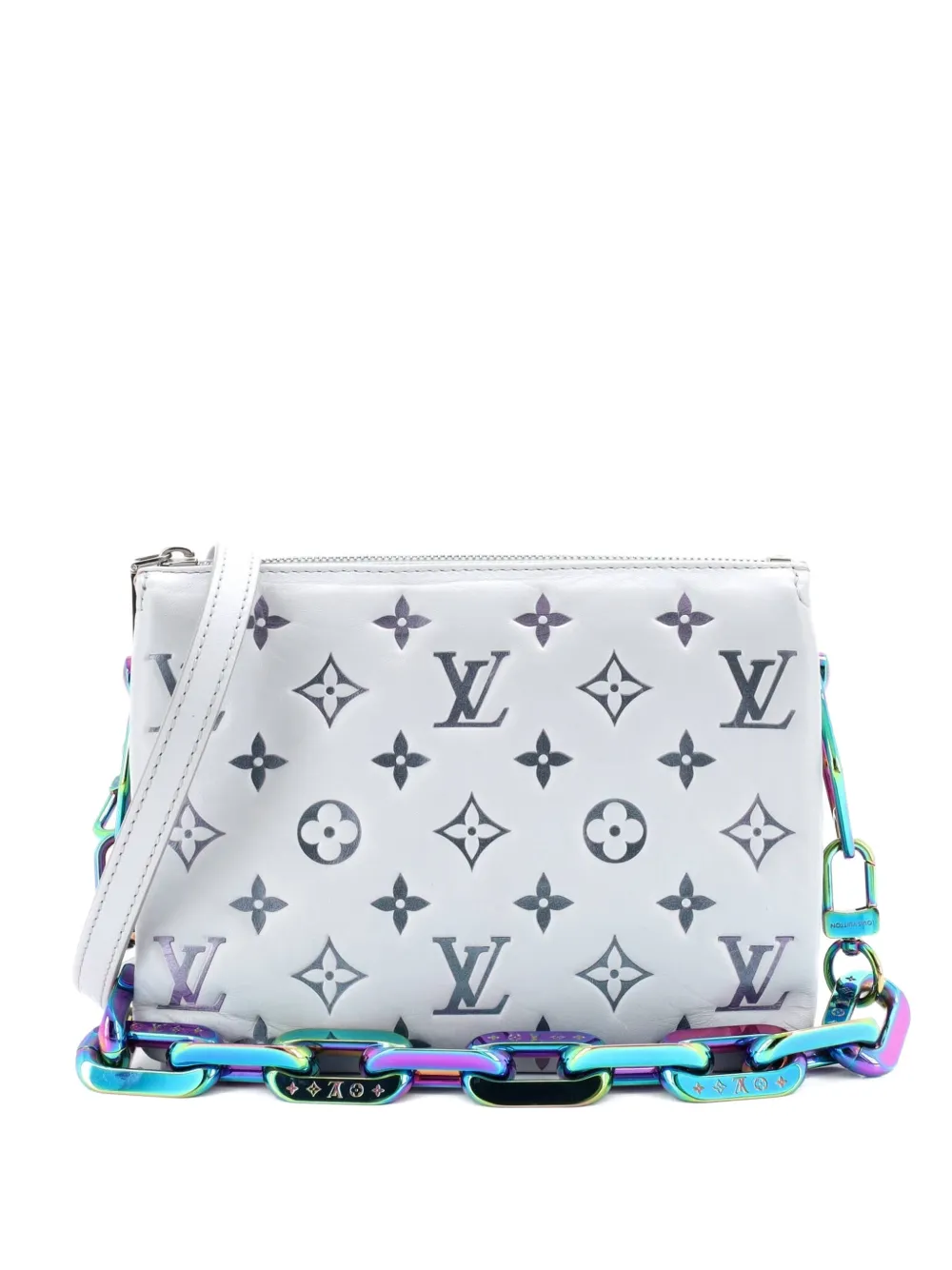 Louis Vuitton Pre-Owned Borsa a tracolla Coussin Bag BB in pelle di agnello goffrata con monogramma - Multicolore