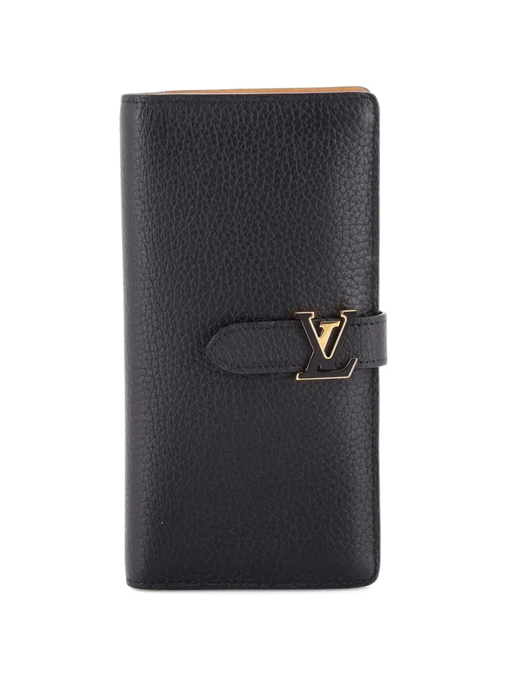 Louis Vuitton Pre-Owned Portafoglio Capucines Vertical piccolo in pelle - Nero