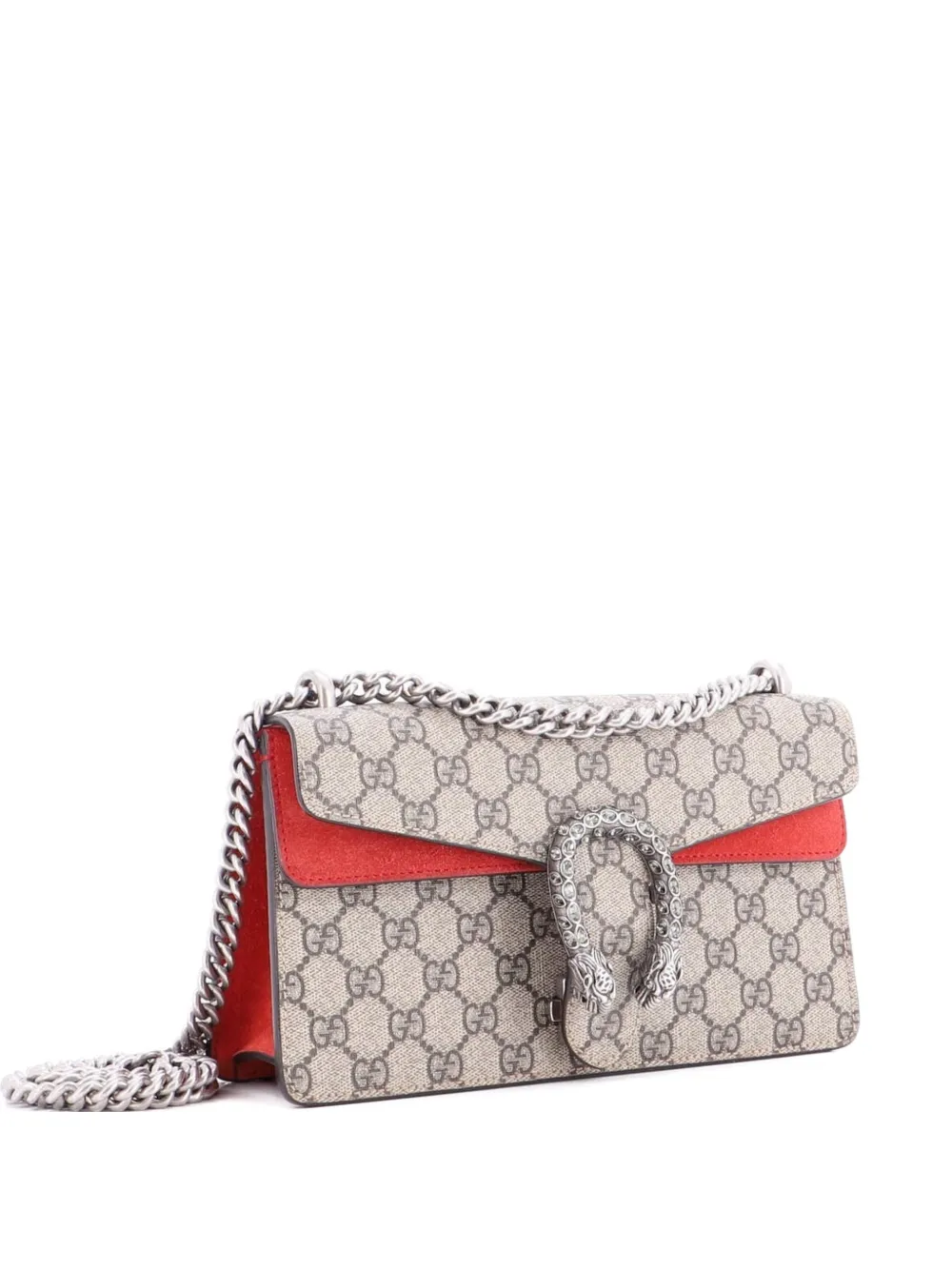 Gucci Pre-Owned Borsa a spalla Dionysus piccola in tela cerata GG con cristalli - Marrone