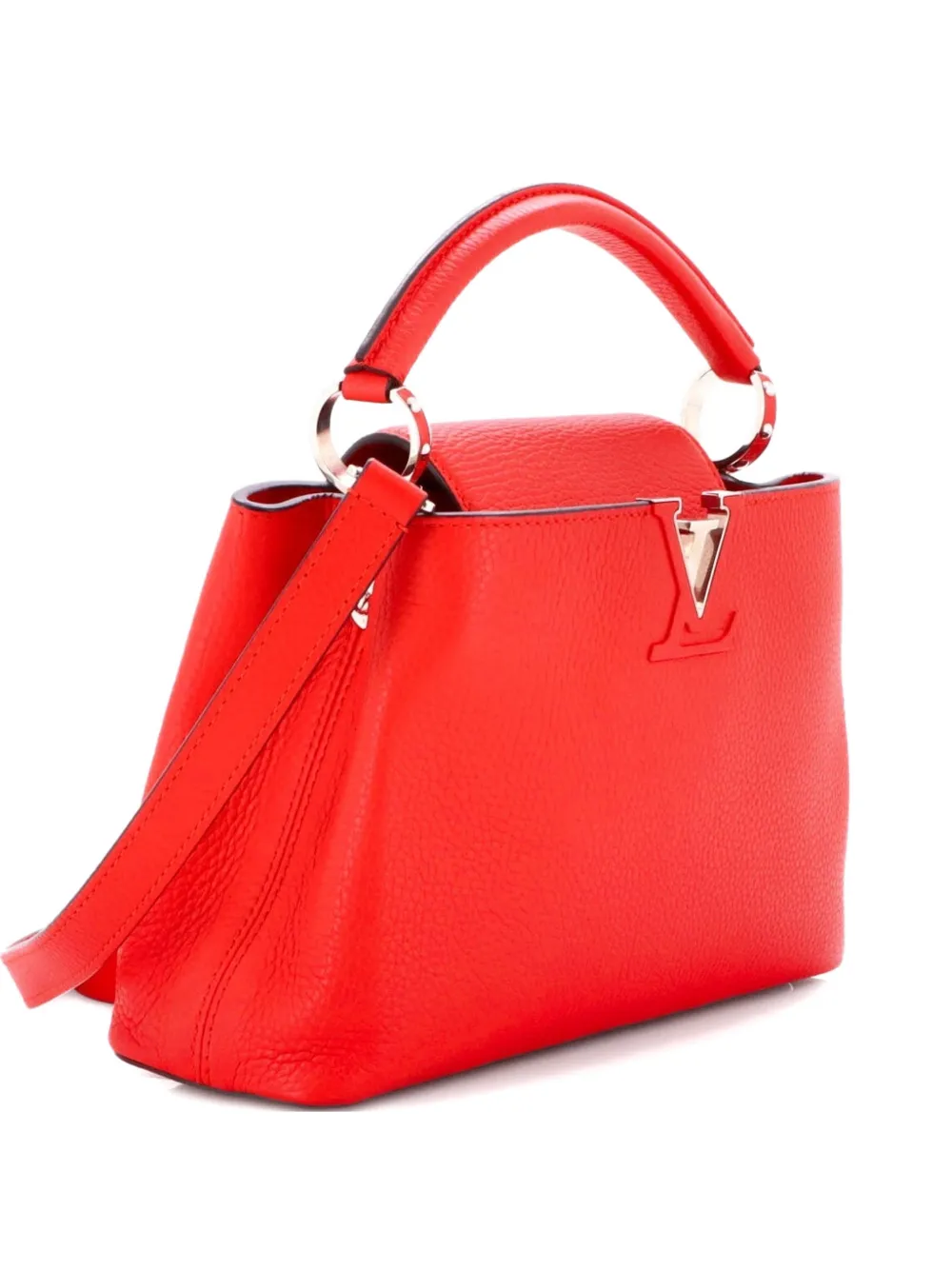 Louis Vuitton Pre-Owned Borsa a tracolla Capucines BB in pelle - Rosso