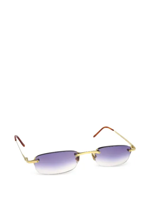 Cartier 2010s rimless sunglasses