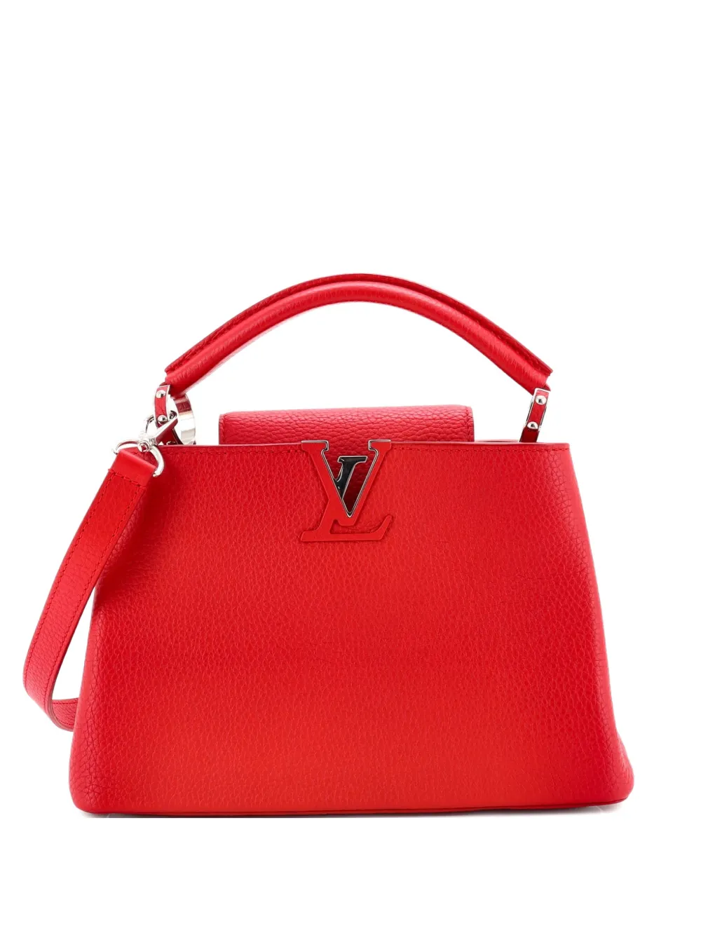 Louis Vuitton Pre-Owned Capucines Bag Leather BB satchel - Rosso