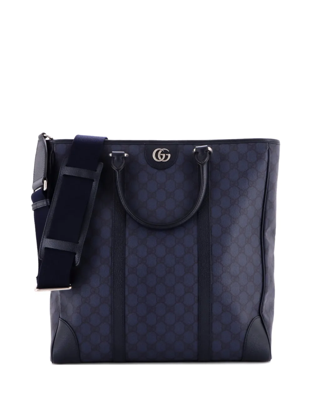 Gucci Pre-Owned Ophidia Convertible Open GG Coated Canvas Tall tote bag - Blu