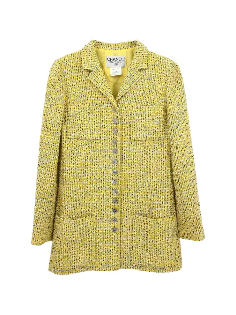 CHANEL Pre-Owned 1996 single-breasted coat