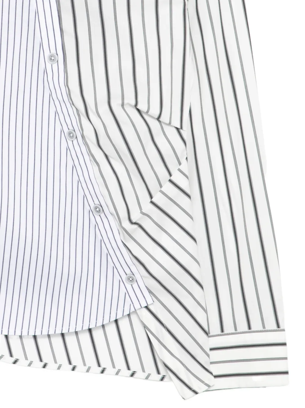  Andersson Bell Noa Stripe-pattern Shirt - White 