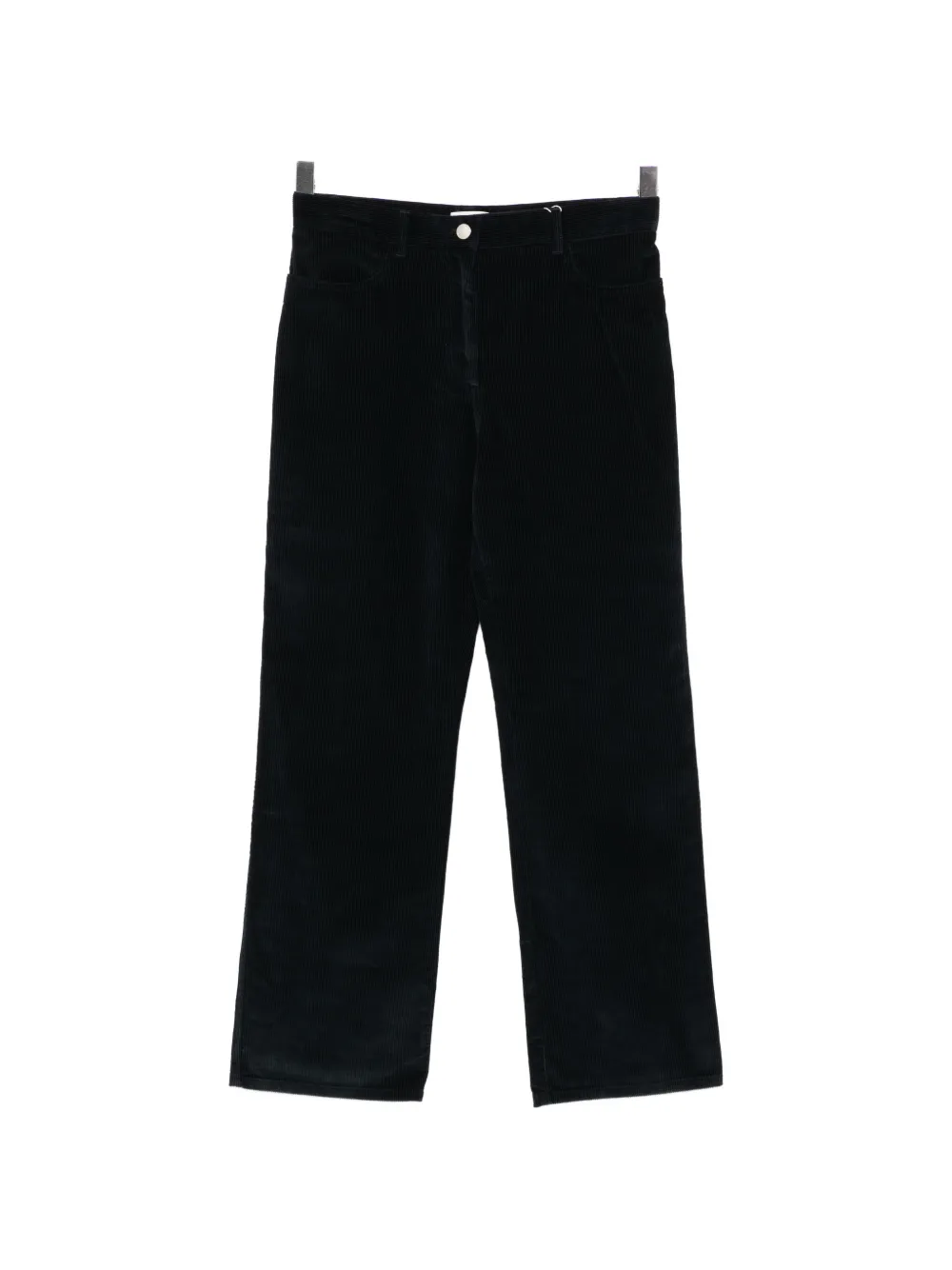 Totême Straight Cord Trousers In Black