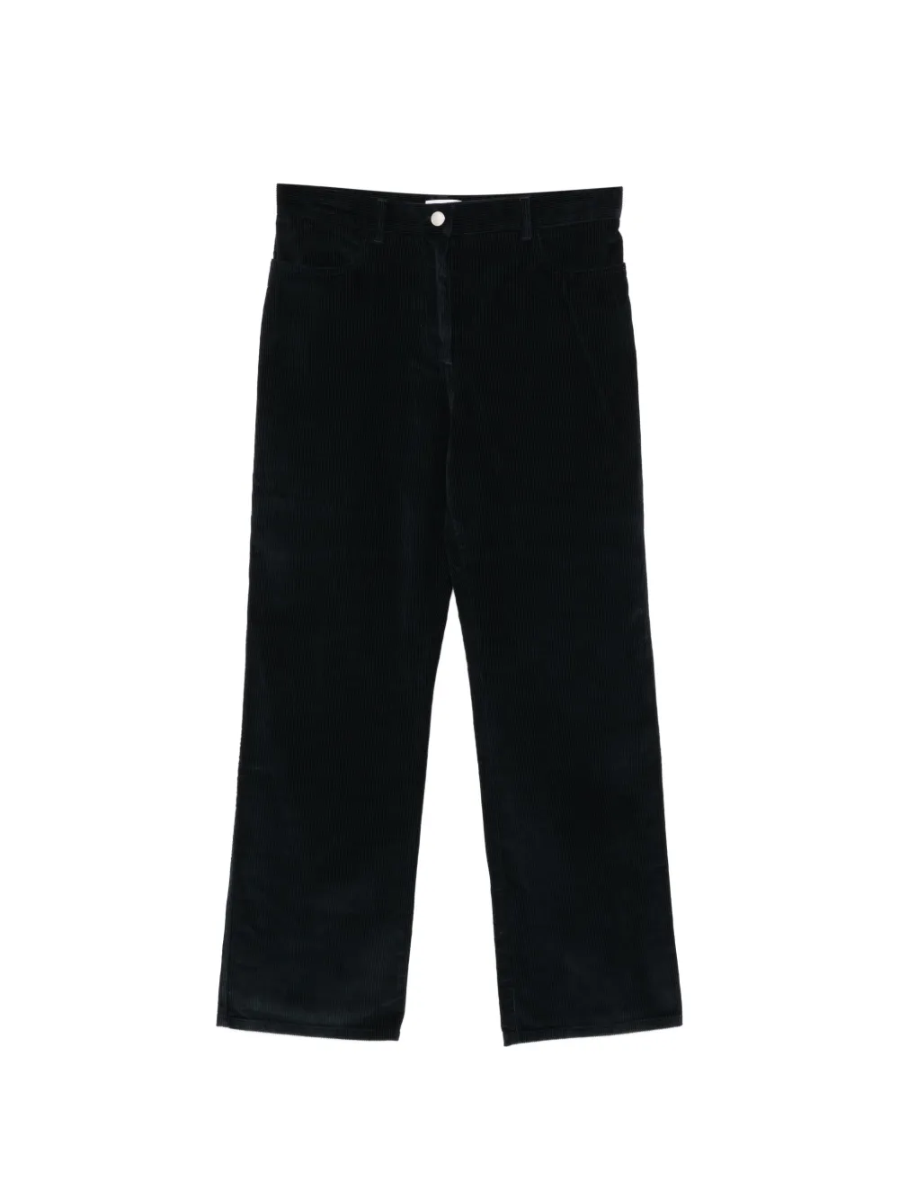 TOTEME straight cord trousers - Schwarz