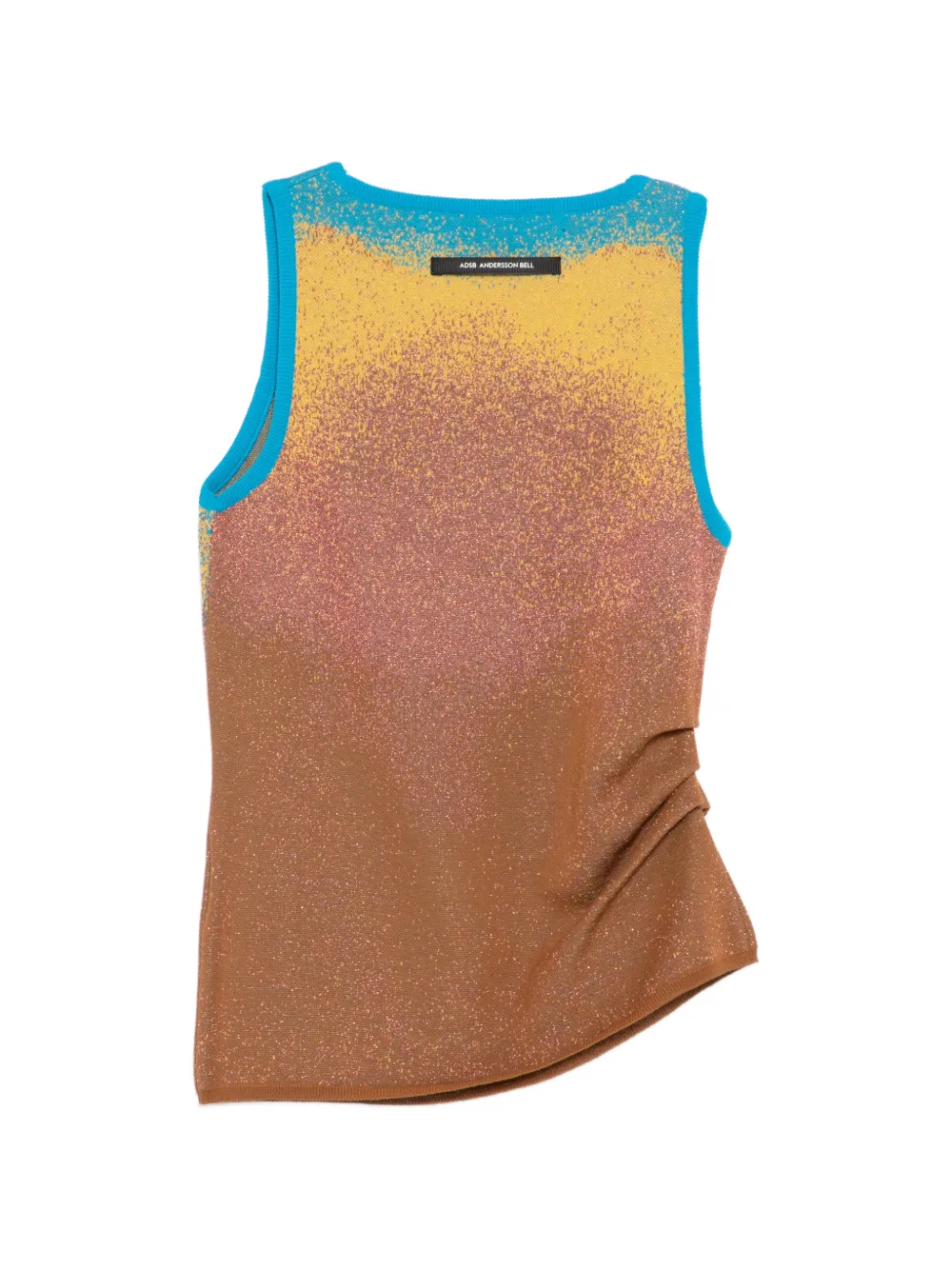  Andersson Bell Airbrush Asym Tank Top - Brown 