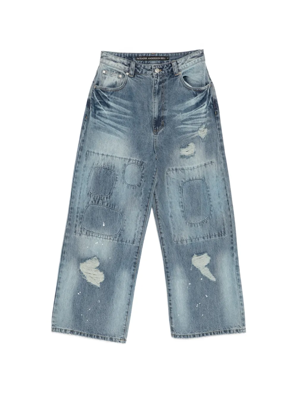 Andersson Bell Jeans con effetto vissuto - Blu