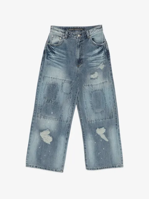 Andersson Bell patchwork distressed jeans