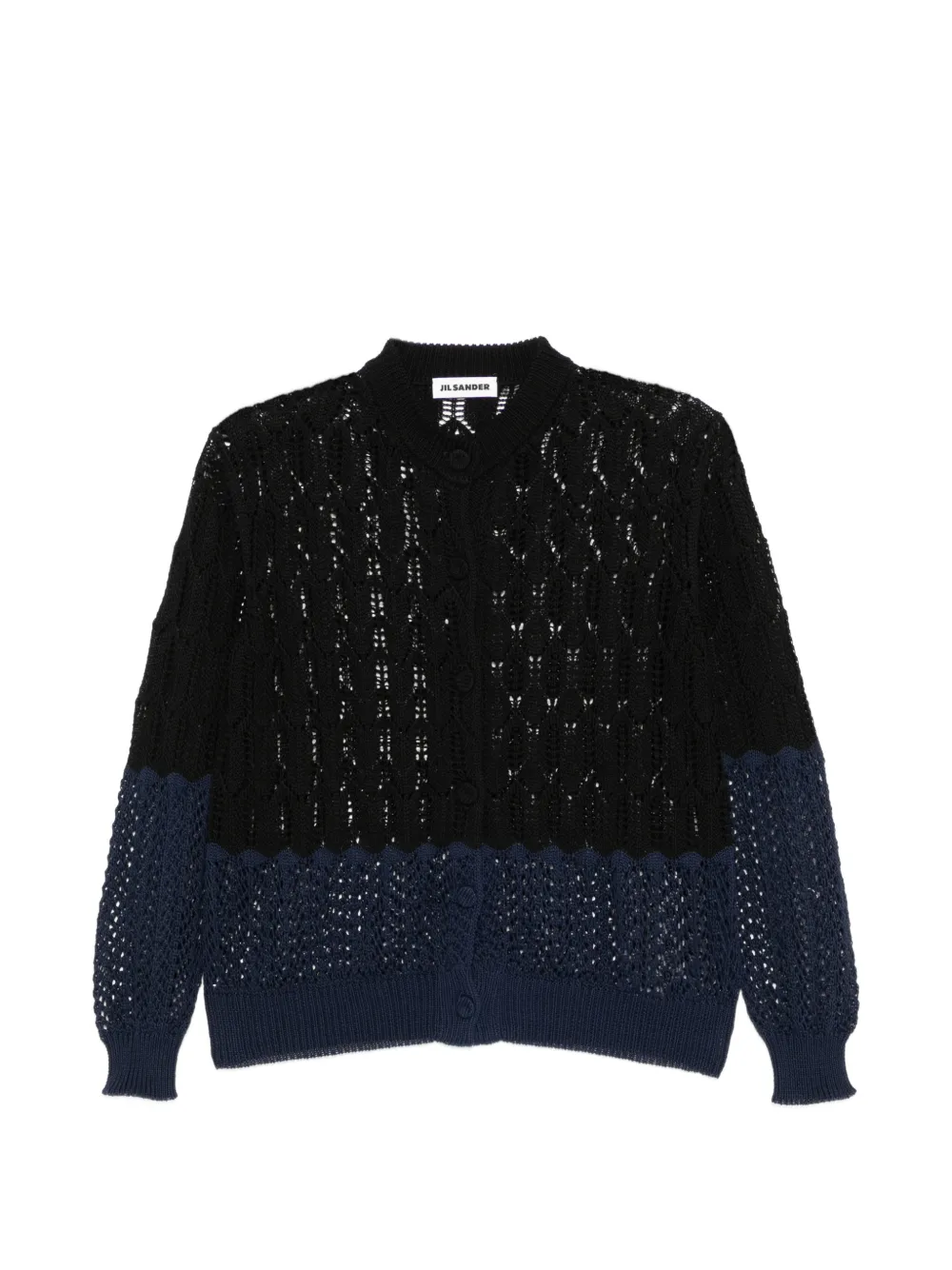 Jil Sander Cardigan con bottoni - Nero